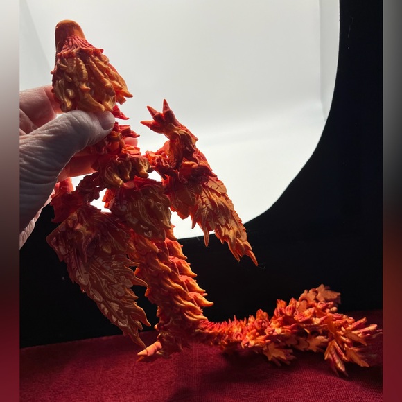 3D printed Phoenix Dragon 19” Fidget Toy Fun Collectible Stress Re… - Picture 4 of 4